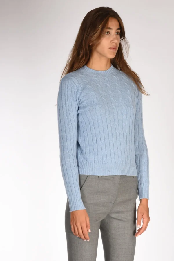 girocollo treccia azzurro