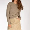 girocollo treccia marrone chiaro