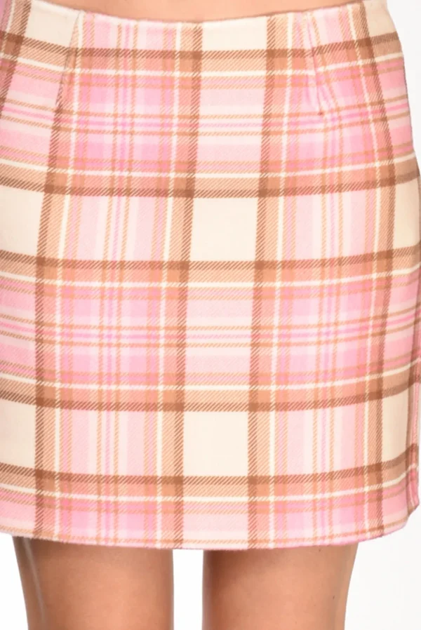 gonna katrine rosa/beige