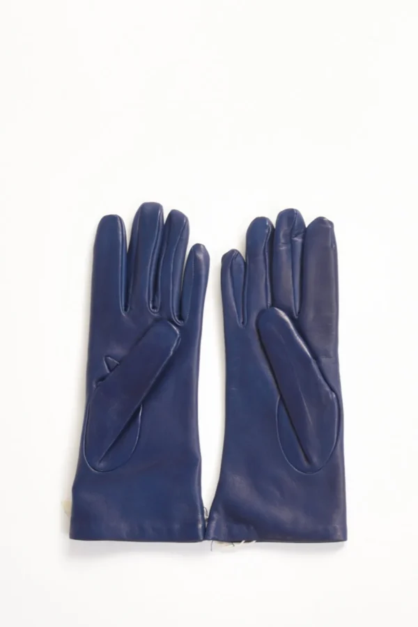 guanti in nappa bluette