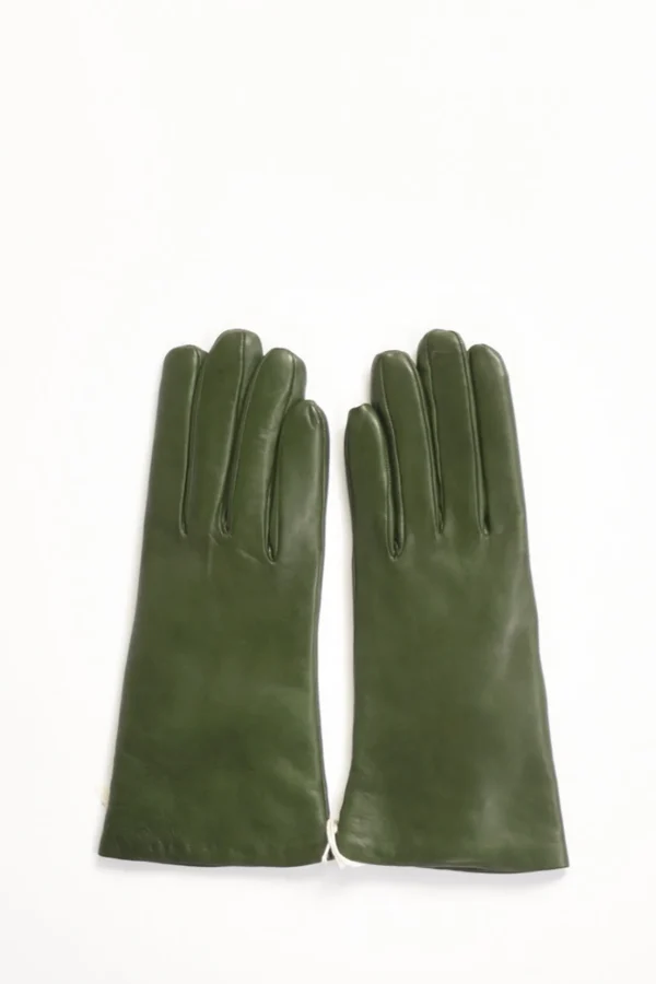 guanti in nappa verde