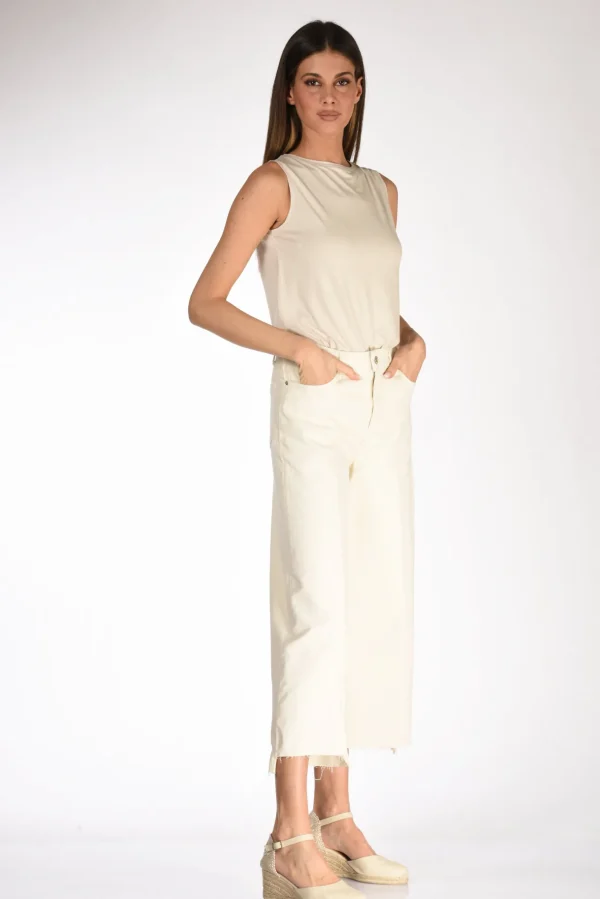 jeans bianco naturale