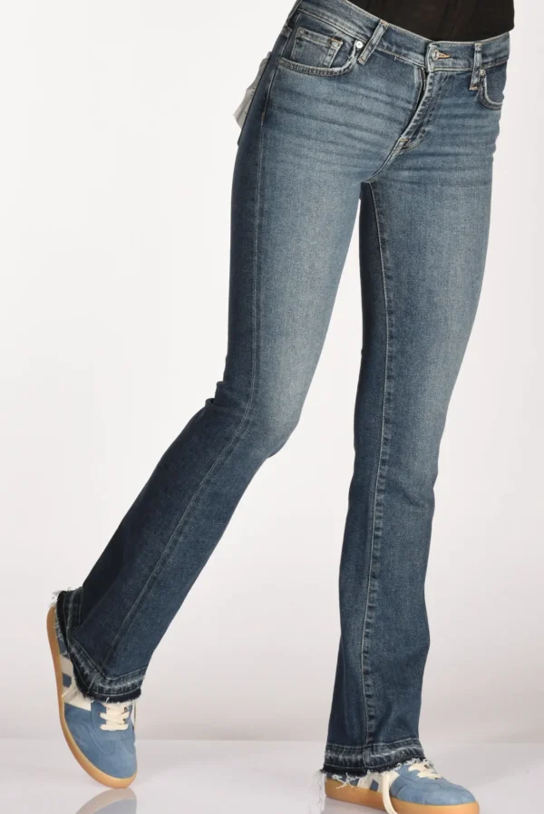 jeans bootcut blu