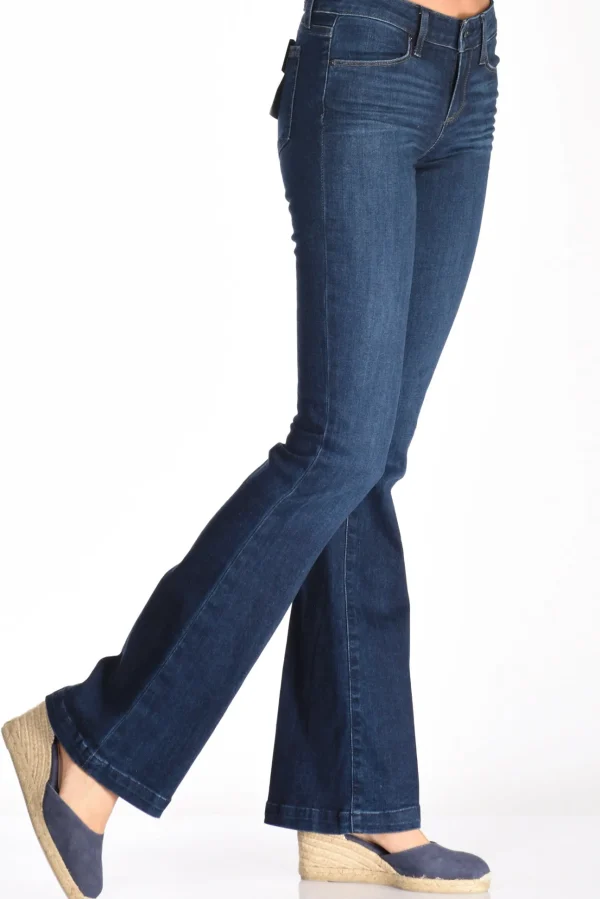jeans zampa blu