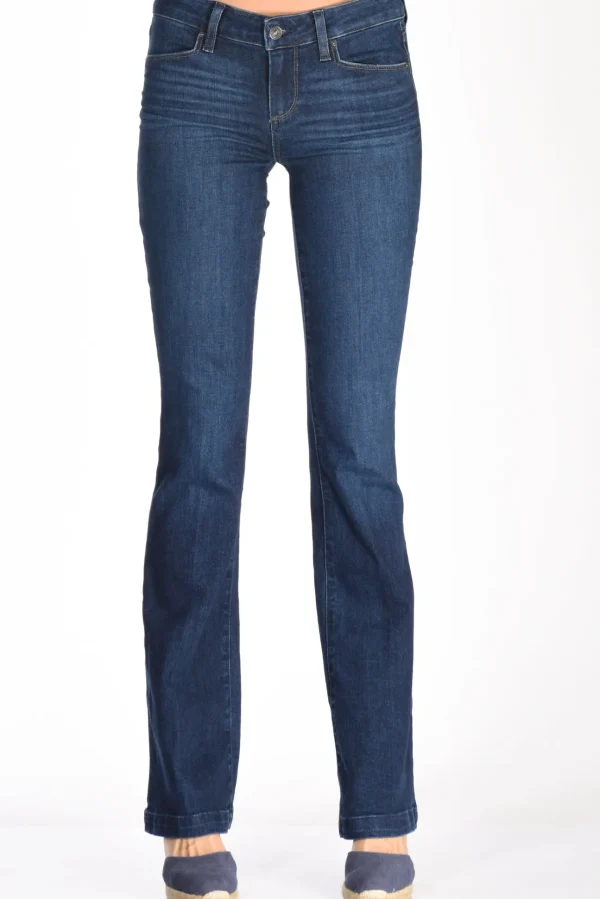 jeans zampa blu