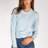 maglia girocollo azzurro