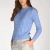 maglia girocollo azzurro