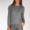 maglia girocollo grigio