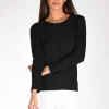 maglia girocollo nero
