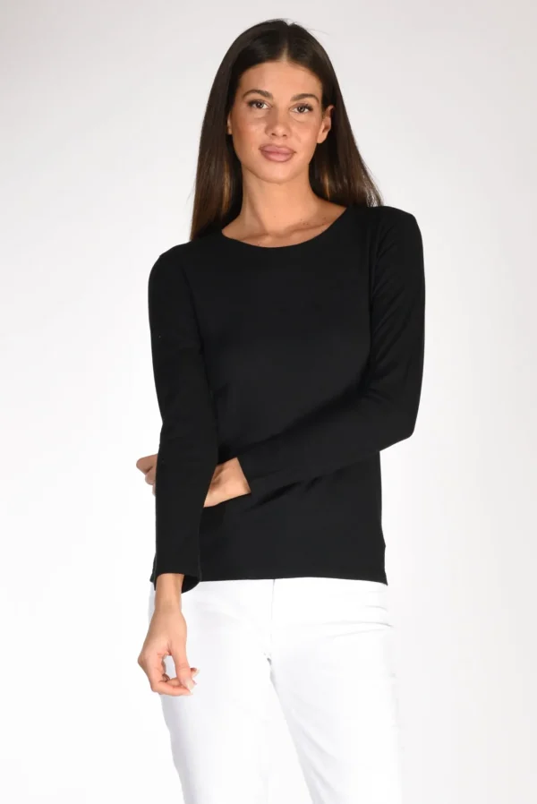 maglia girocollo nero