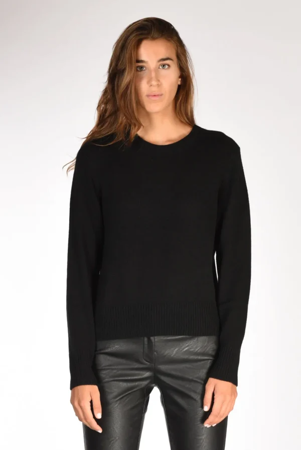 maglia girocollo nero