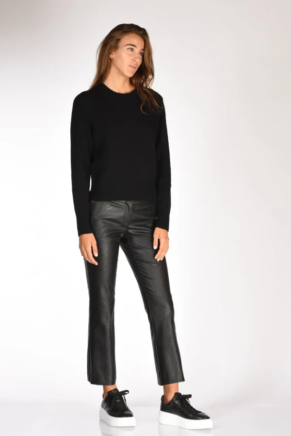 maglia girocollo nero