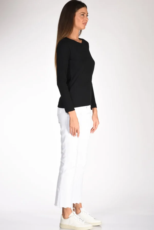 maglia girocollo nero