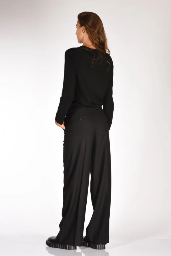 maglia girocollo nero