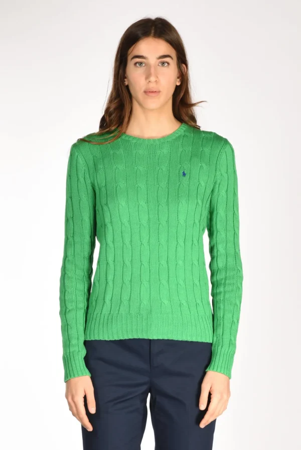maglia girocollo verde