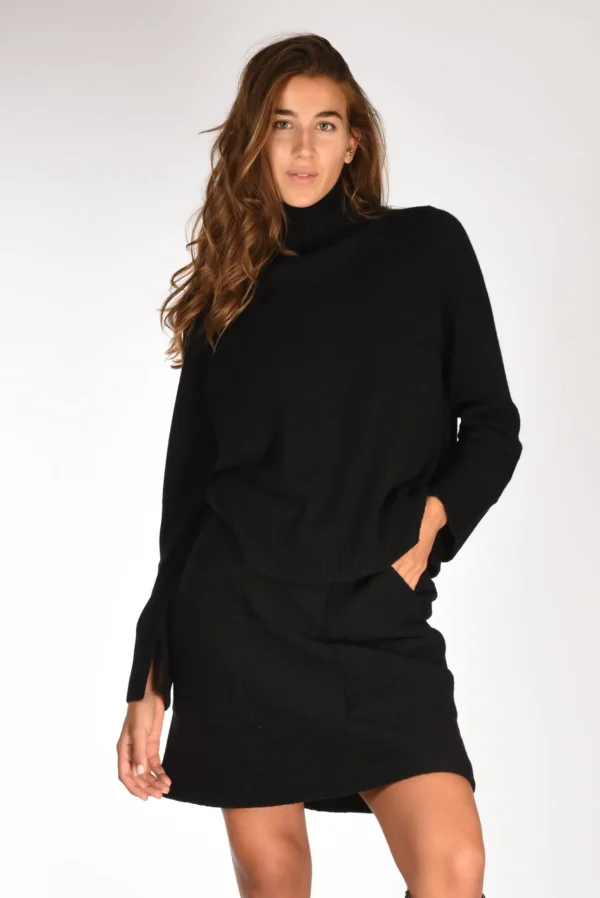 maglia lupetto nero