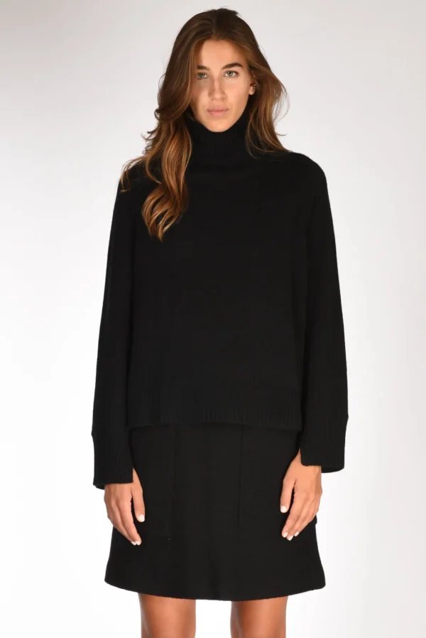 maglia lupetto nero