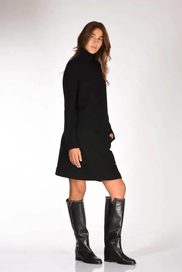 maglia lupetto nero