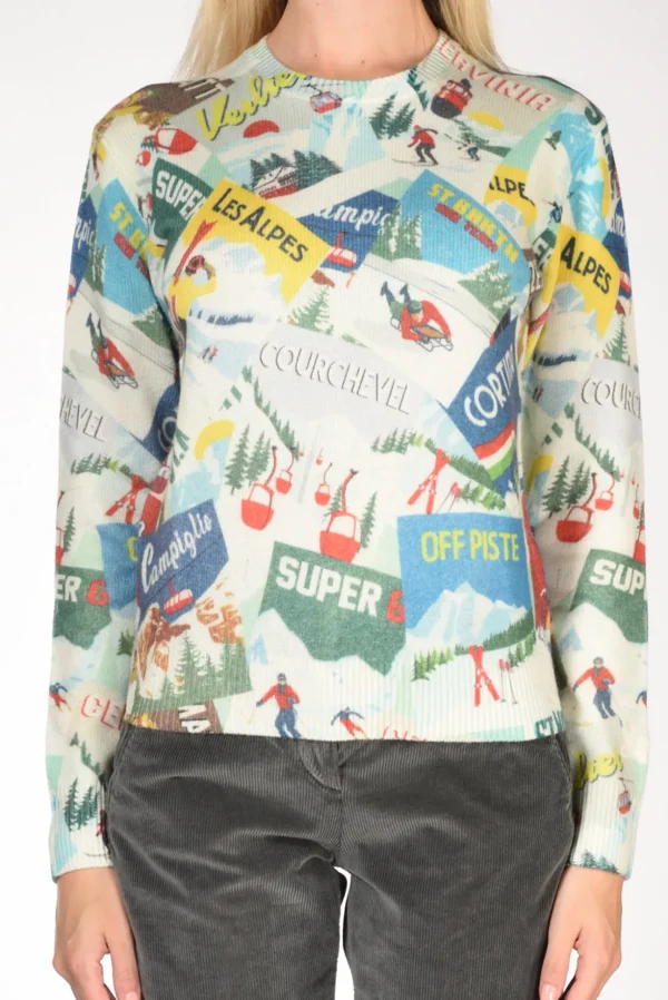 maglia new queen w multicolor