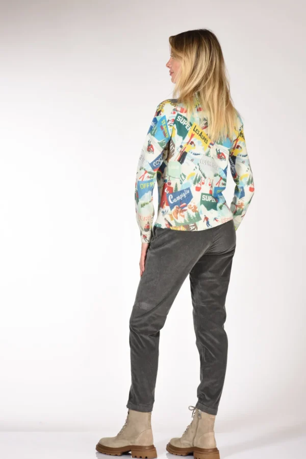 maglia new queen w multicolor