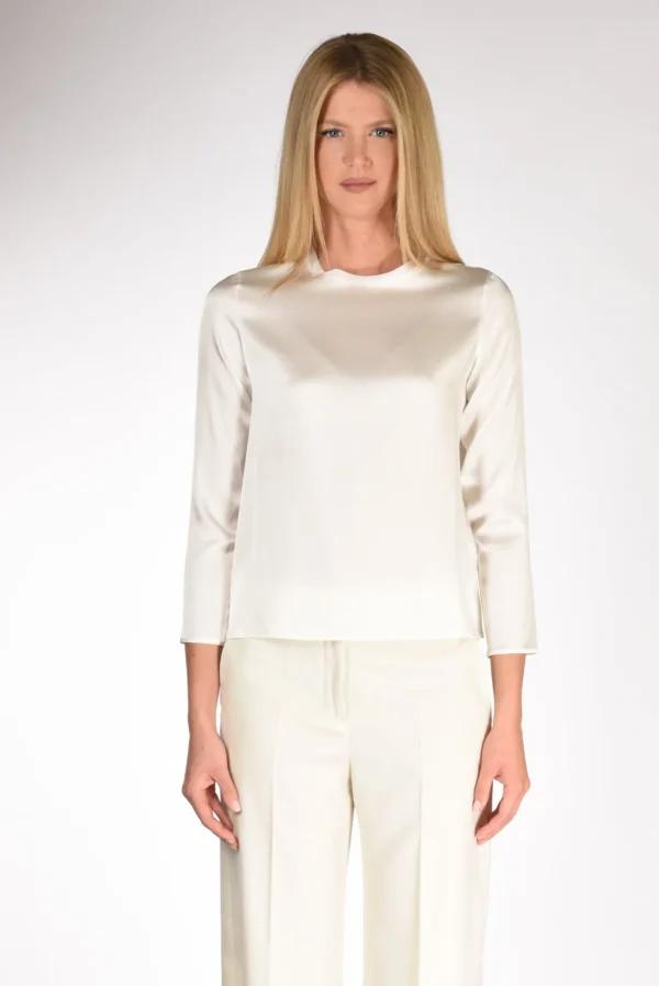maglia seta bianco latte