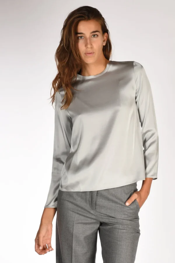 maglia seta grigio