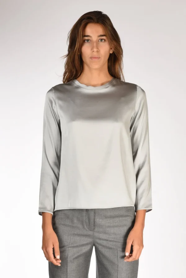 maglia seta grigio