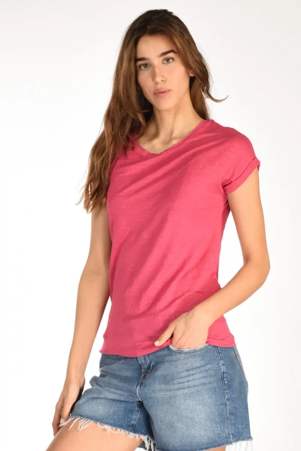 maglia tshirt fucsia