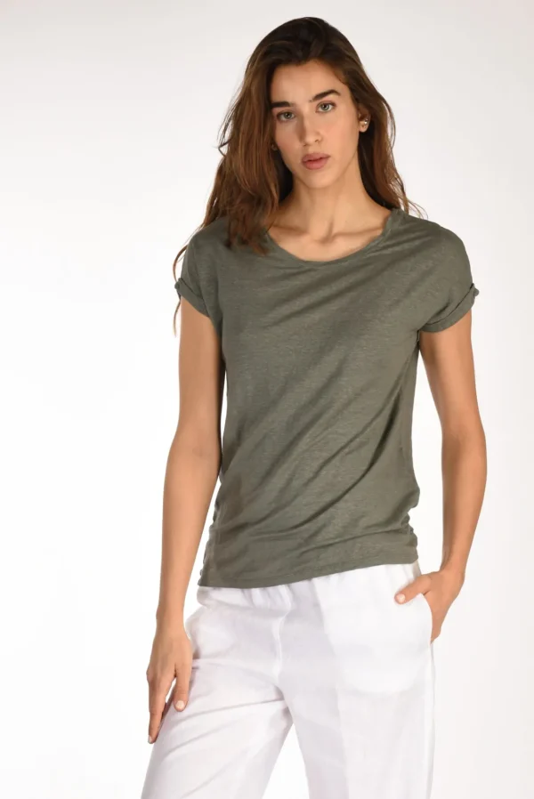 maglia tshirt verde scuro