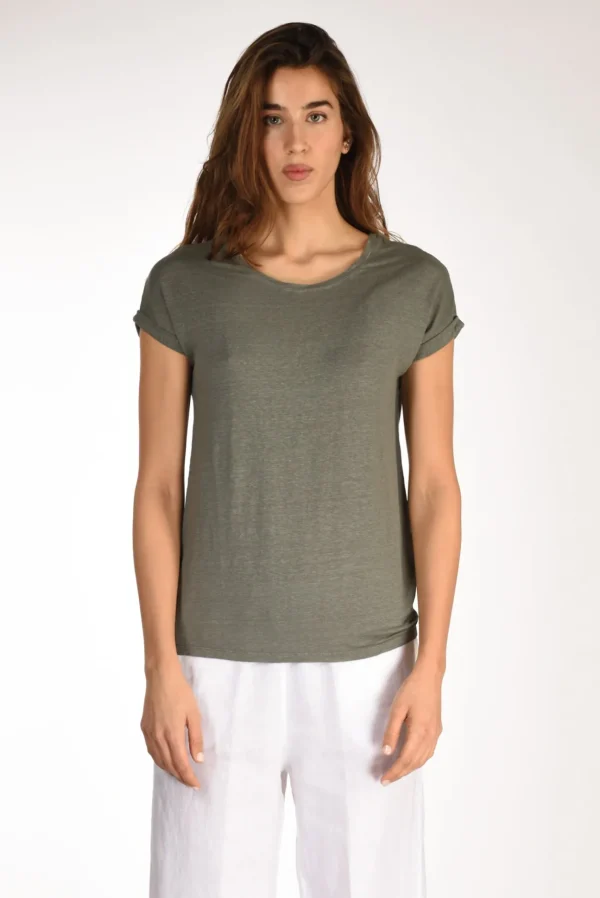 maglia tshirt verde scuro