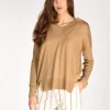 maglia v beige