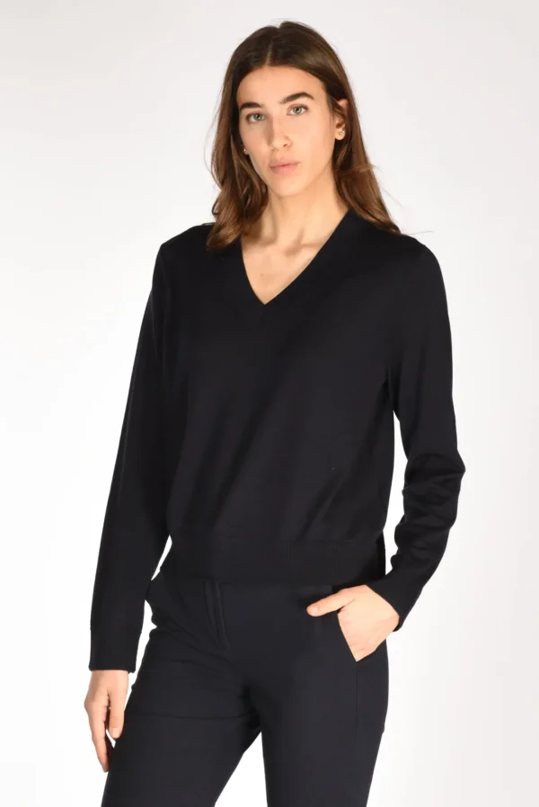 maglia v blu