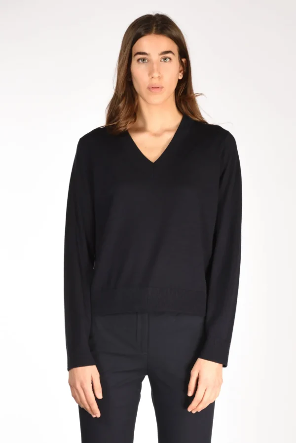 maglia v blu