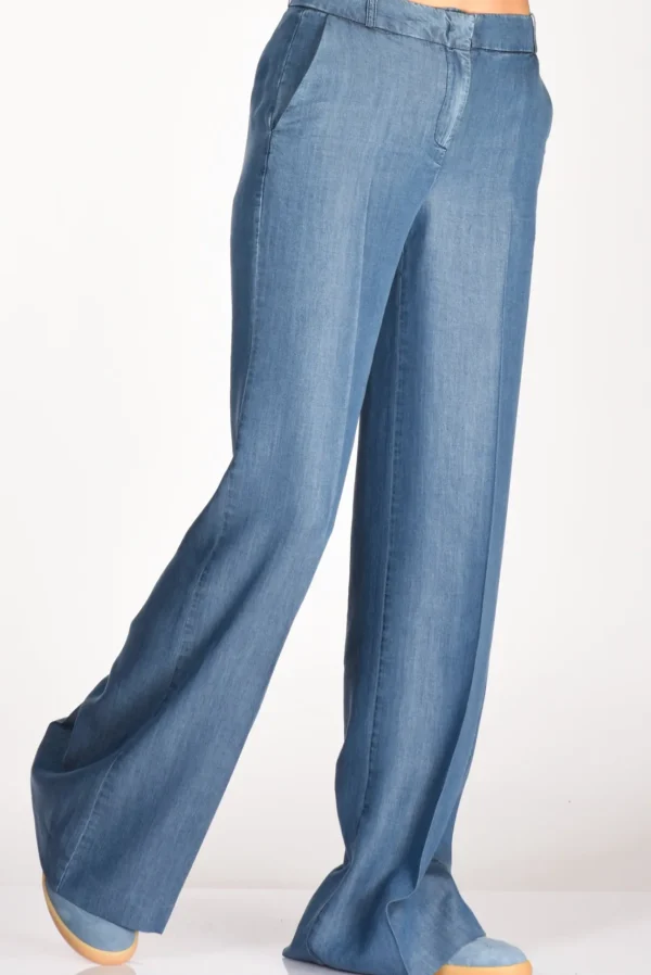 pantalone andrea blu chiaro