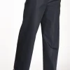 pantalone elastico blu
