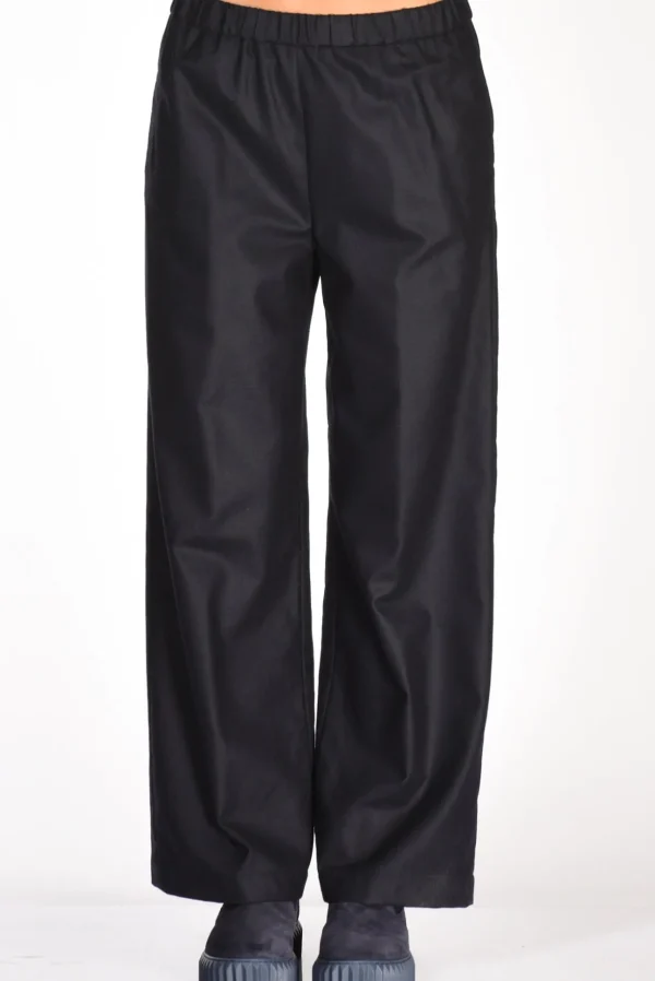 pantalone elastico blu