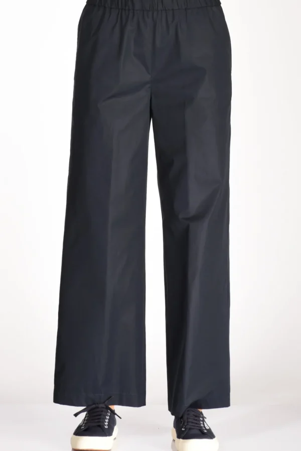 pantalone elastico blu