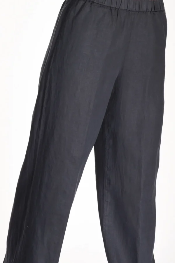 pantalone elastico blu