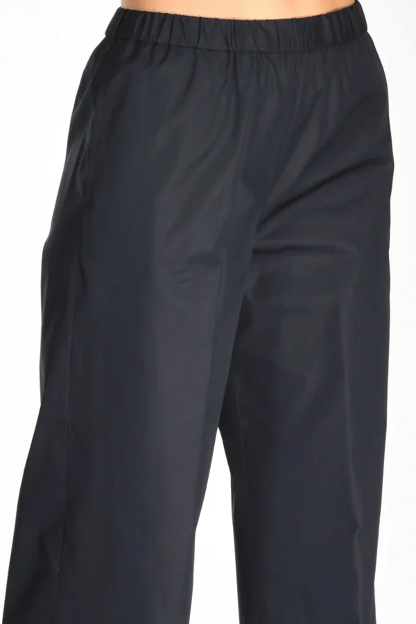 pantalone elastico blu