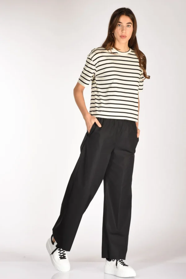 pantalone elastico nero