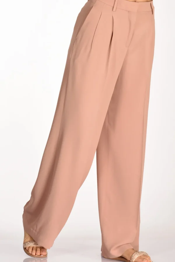 pantalone elodie rosa antico