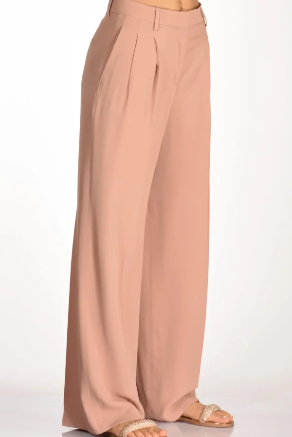 pantalone elodie rosa antico