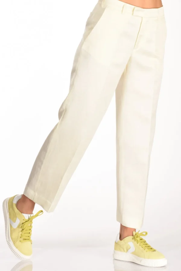 pantalone emma bianco naturale