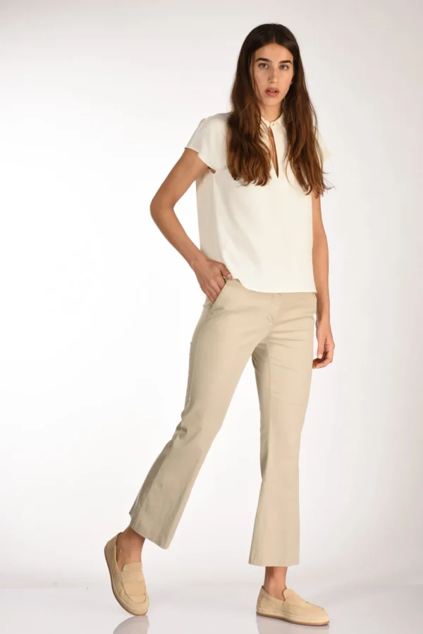 pantalone florette beige scuro