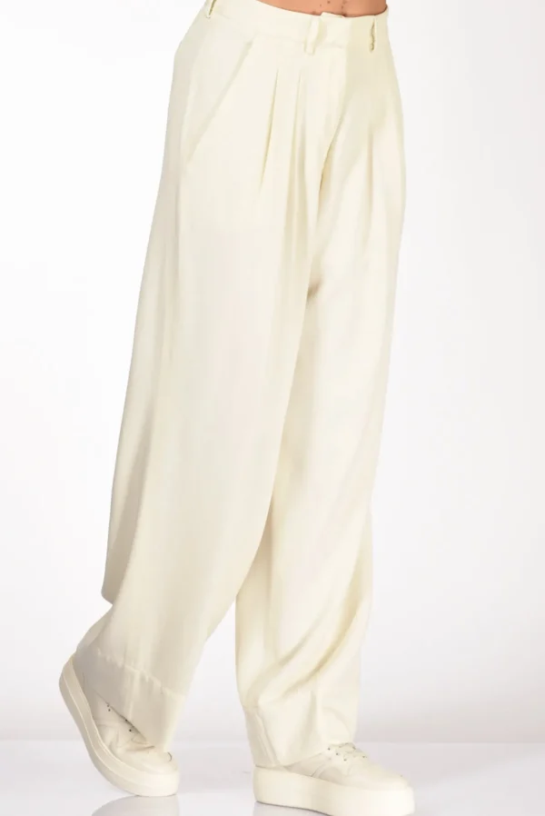 pantalone frankie bianco
