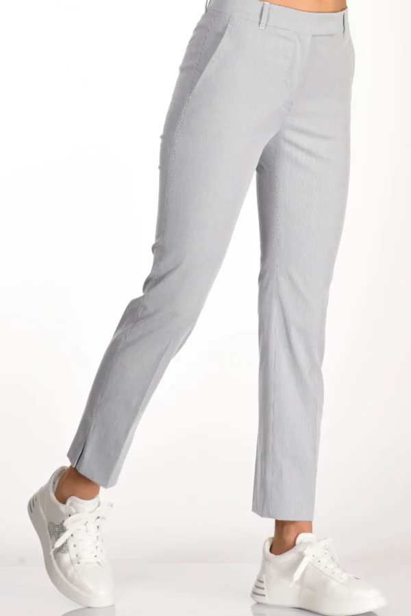 pantalone kimama blu/bianco