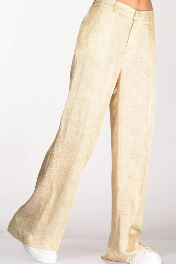 pantalone l beige scuro/beige chiaro