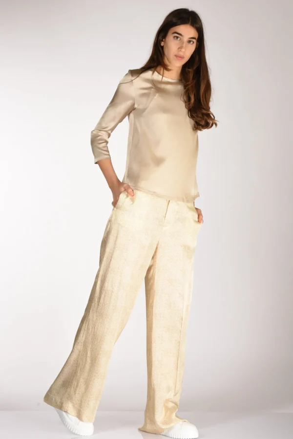 pantalone l beige scuro/beige chiaro