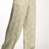 pantalone l verde/beige