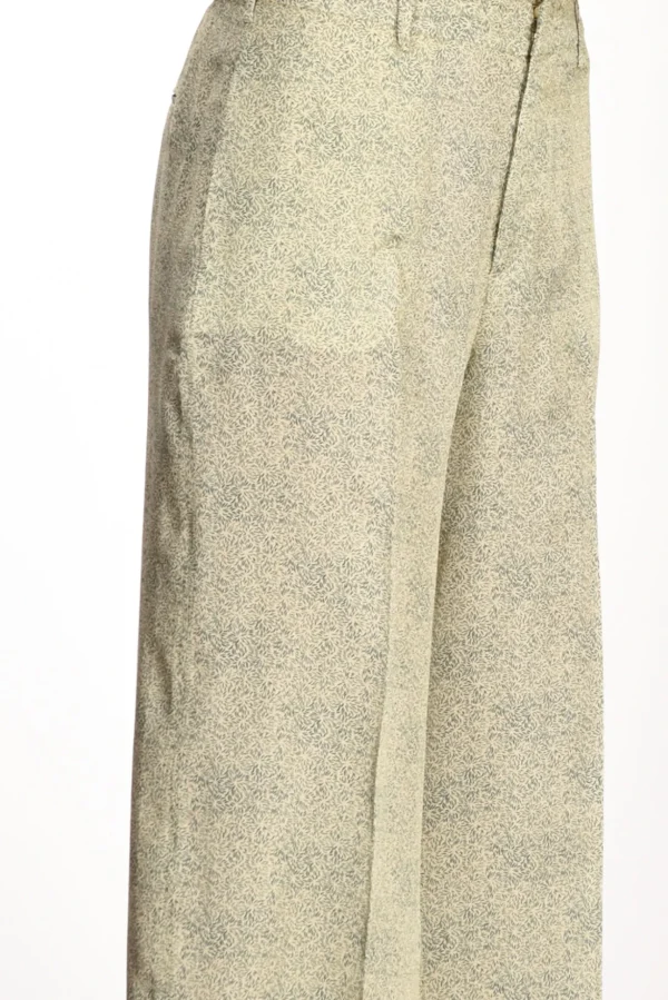 pantalone l verde/beige